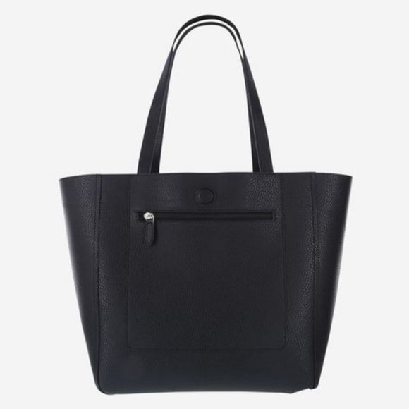 Payless Handbags - Large Black & Tan Reversible Adrianna Tote